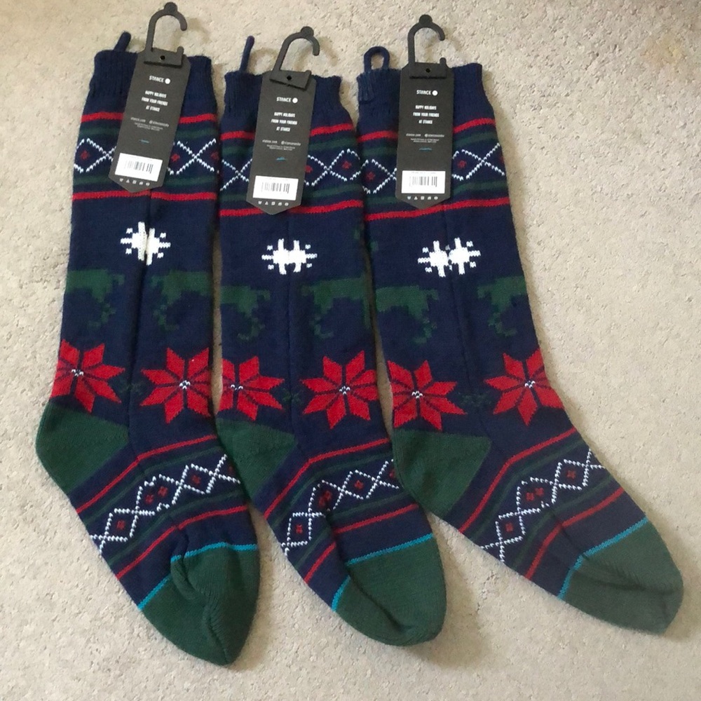 3 STANCE Prancer Holiday Stockings!